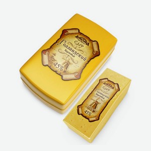 Сыр Здравушка Голландский брусковый 45 %, 0,3-0,4 кг