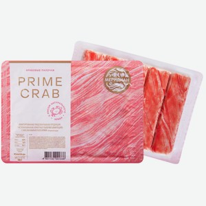 Крабовые палочки Меридиан Prime crab охлажденные, 180 г