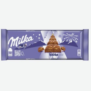 Шоколад Milka Bubbles молочный с карамельной начинкой, 250 г