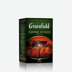 Чай черный листовой Greenfield Kenyan Sunrise, 100 г