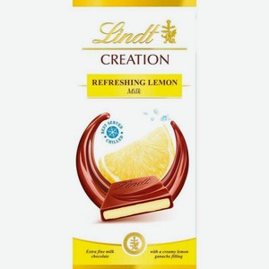 Шоколад молочный Lindt Creation Лимон, 150 г