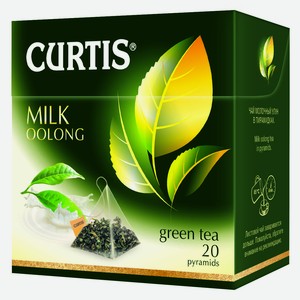 Чай зеленый Curtis Milk Oolong листовой в пирамидках, 20х1,7 г