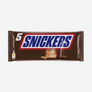 Шоколадный батончик Snickers, 5х40 г