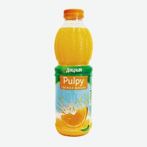 Напиток сокосодержащий Добрый Pulpy Апельсин с мякотью, 0,9 л, шт