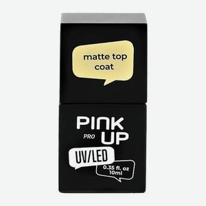 Матовое верхнее покрытие для ногтей UV/LED PRO matte top coat
