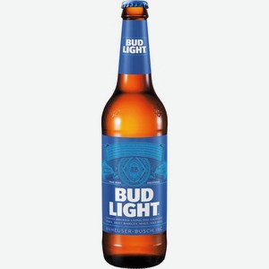 Пиво Bud Light светлое фильтрованное пастеризованное 4.1% 440мл