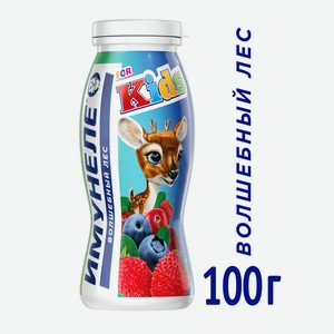 БЗМЖ Напиток к/мол Neo Имунеле Kids зем/чрн/брус1,5%100г