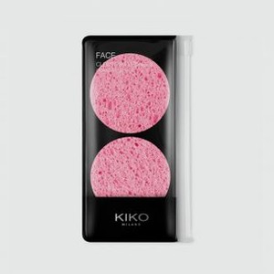 Натуральные целлюлозные спонжи для очищения кожи KIKO MILANO Cleansing Sponges 2 шт