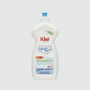 Средство для ручного мытья посуды деликатное, гипоаллергенное ЭКО KLAR Washing-up Liquid Sensitive 500 мл