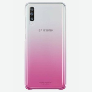 Чехол (клип-кейс) Samsung Galaxy A70 Gradation Cover розовый (EF-AA705CPEGRU)