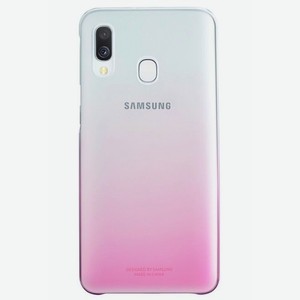Чехол (клип-кейс) Samsung Galaxy A40 Gradation Cover розовый (EF-AA405CPEGRU)