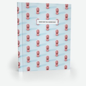 Книжка записная Academy Style Кактусы в клетку А6, 80 листов