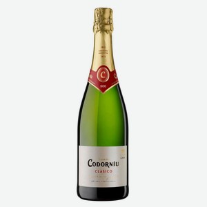 Игристое вино Codorniu белое сухое Испания, 0,75 л