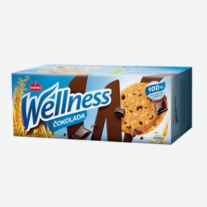 Печенье Wellness ц/з с шоколадом и витаминами 210 г
