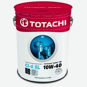 Моторное масло TOTACHI Hd Semi-Synthetic, 10W-40, 19л, полусинтетическое [1d120]