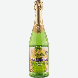 Напиток дет шампанское Волшебное лайм мята Живые соки с/б, 0,75 л