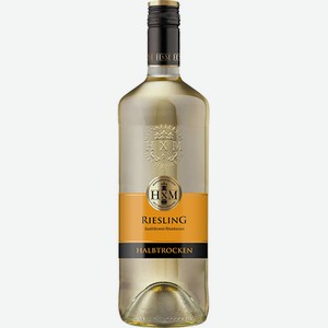 Вино HXM Рислинг бел. п/сух. 10,5-11,5% 1 л ст /Германия/