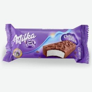 БЗМЖ Пирожное бисквитное Milka с кремом в молочном шоколаде 29гр