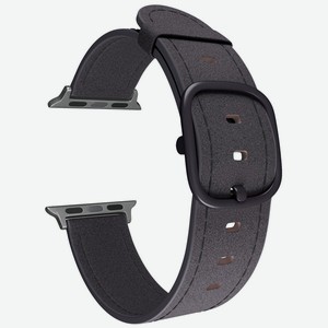 Кожаный ремешок для Apple Watch 42/44/45 mm LYAMBDA MINKAR DSP-03-44 Black Black