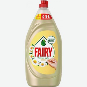 Средство для мытья посуды Fairy Нежные руки Ромашка и витамин Е 1.35л