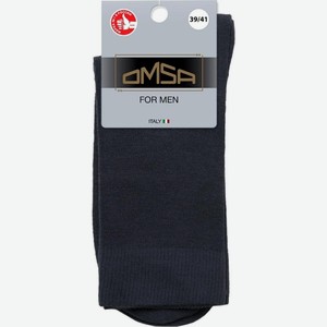 Носки мужские Оmsa Eco демисезонные темно-серые размер 29