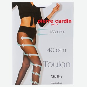 Колготки Pierre Cardin Toulon черные, размер 4, 40 den, шт