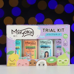 Miryoku Подарочный набор, Trial Kit (шамп+бальз+гель для душа, 3 шт по 50мл)