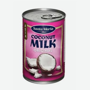 Молоко кокосовое Санта Мария 400мл ж/б, шт