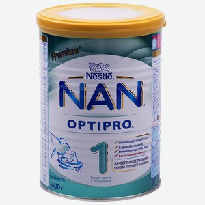 Смесь сухая Nestle NAN Optipro 1 молочная с рождения, 400 г