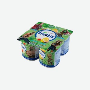 Продукт йогуртный Fruttis Marvel Банан-клубника пастеризованный 2,5%, 110 г