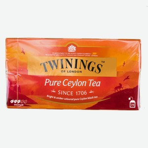 Чай черный Twinings Ceylon Tea, 25х2 г