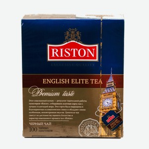 Чай Riston Элитный Английский черный мелкий, 100х2 г