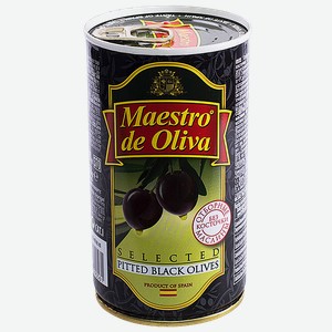Маслины Maestro de Oliva без косточки, 360 г