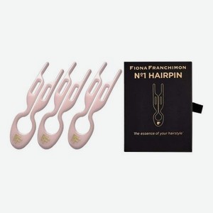 Шпильки для волос No1 Hairpin 3шт (пудрово-розового цвета)