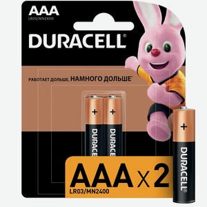 Батарейки Duracell LR03-2BL Basic new