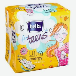 Прокладки супертонкие Bella for Teens Ultra Energy 10 шт.