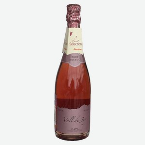 Игристое вино Vall de Juy Cava розовое брют Испания, 0,75 л