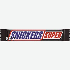 Шоколадный Батончик Сникерс, Супер, 80 Г