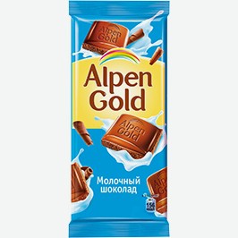 Шоколад Альпен Голд, Молочный, 85 Г