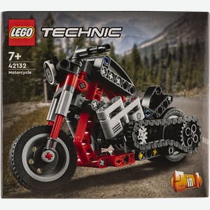 Конструктор с 7 лет 42132 Лего техник мотоцикл Лего к/у, 1 шт