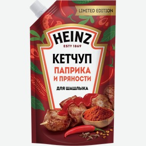 Кетчуп томатный Хайнц паприка пряности Петропродукт м/у, 320 г