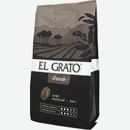 Кофе Эль Грато, Гранде, Молотый, 200 Г