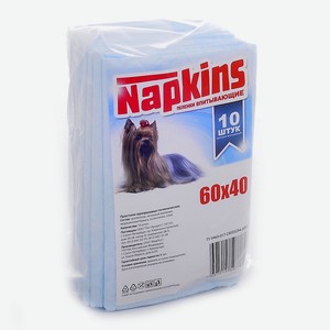 NAPKINS пеленки впитывающие пеленки для собак, 60x40 (200 г)
