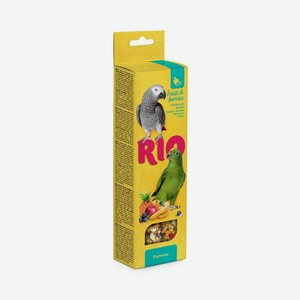 Рио палочки для попугаев с фруктами и ягодами, 2х90 г (180 г)