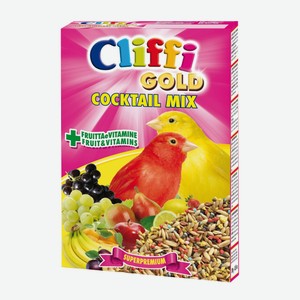 Cliffi (Италия) коктейль для канареек: зерна, злаки, фрукты, овощи (300 г)