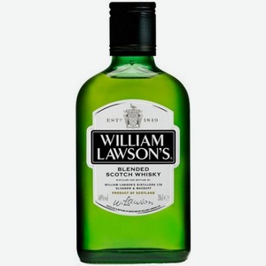 Виски Купажированный Вильям Лоусонс 0,25л