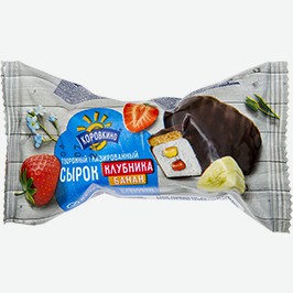 Сырок Творожный Коровкино, Печенье/клубника/банан, Печенье/шоколад/апельсин, 75 Г