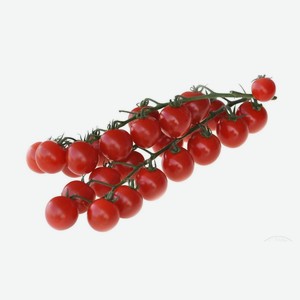 Томаты Сладкая ягода Черри красные каплевидные на ветке упаковка, 200 г