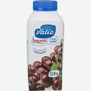 Йогурт питьевой Valio Черешня 0,4%, 330 г