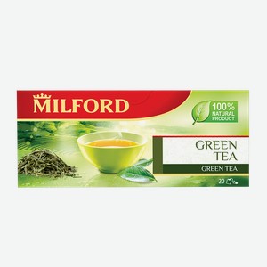 Чай зеленый Milford Английский байховый, 20х1,5 г